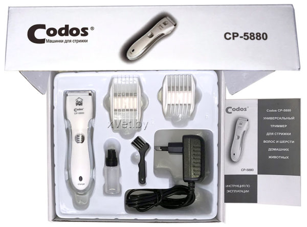 Codos CP-5880 - машинка для стрижки животных, окантовки и подравнивания бороды